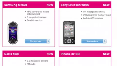T-Mobile si lascia scappare il nuovo iPhone da 32Gb