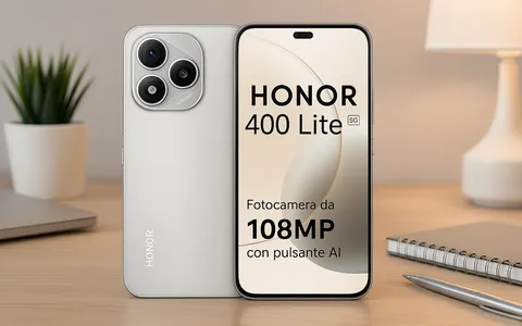 HONOR 400 Lite in offerta: tecnologia di fascia alta a un prezzo sorprendente su Amazon