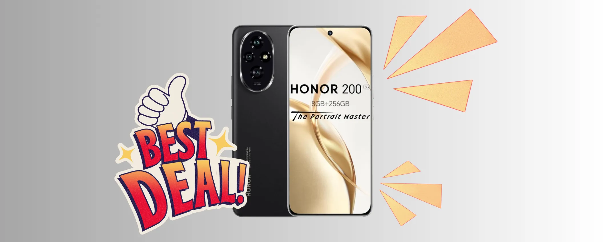 Smartphone HONOR 200: oggi è tuo a quasi metà prezzo (risparmi 270€!)