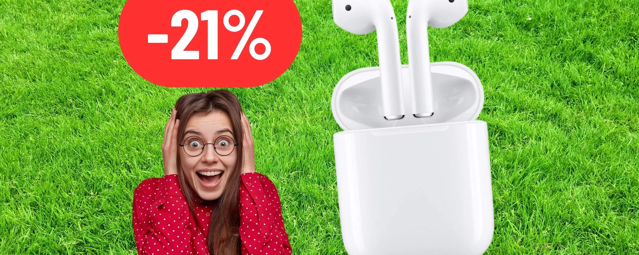 AirPods di seconda generazione ad un PREZZO REGALATO su Amazon