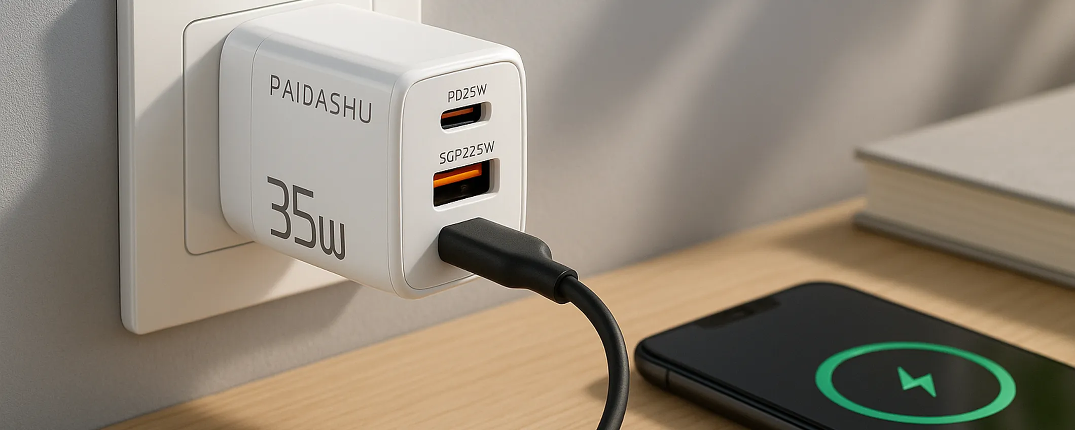 Caricatore USB C PD35W a 5,99€: efficienza e versatilità in offerta su Amazon