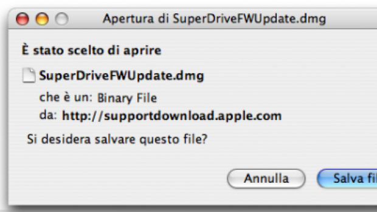 apple superdrive firmware update