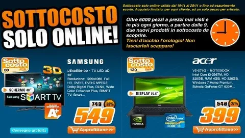 Saturn lancia il sottocosto solo online