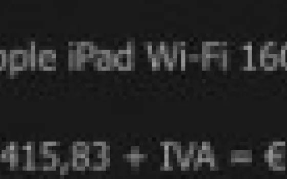 iPad: in Italia a partire da 499 euro?