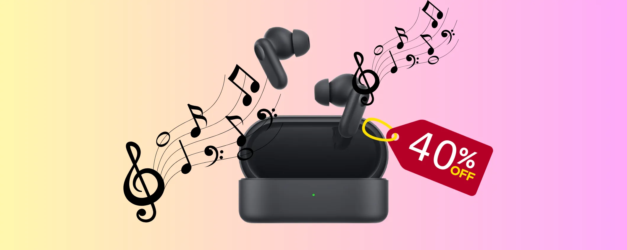 OPPO Enco Buds2 Pro: con lo sconto bomba del 40% le paghi meno di 30€