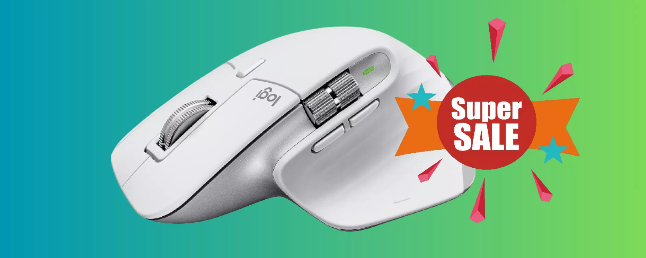 Mouse wireless ed ergonomico Logitech a prezzo mini: solo per oggi su Amazon