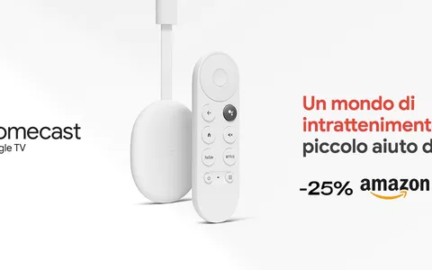 Chromecast con Google TV (HD) SCONTATO del 25%: il meglio dello streaming ti attende!