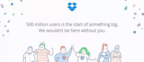 Dropbox supera i 500 milioni di utenti