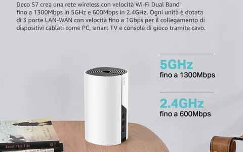 Kit 3 Router TP-Link Deco S7 Wi-Fi fino a 1900Mbps ad un prezzo FOLLE su Amazon