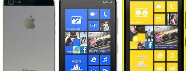 iPhone 5 contro i nuovi Nokia Lumia e Motorola Droid