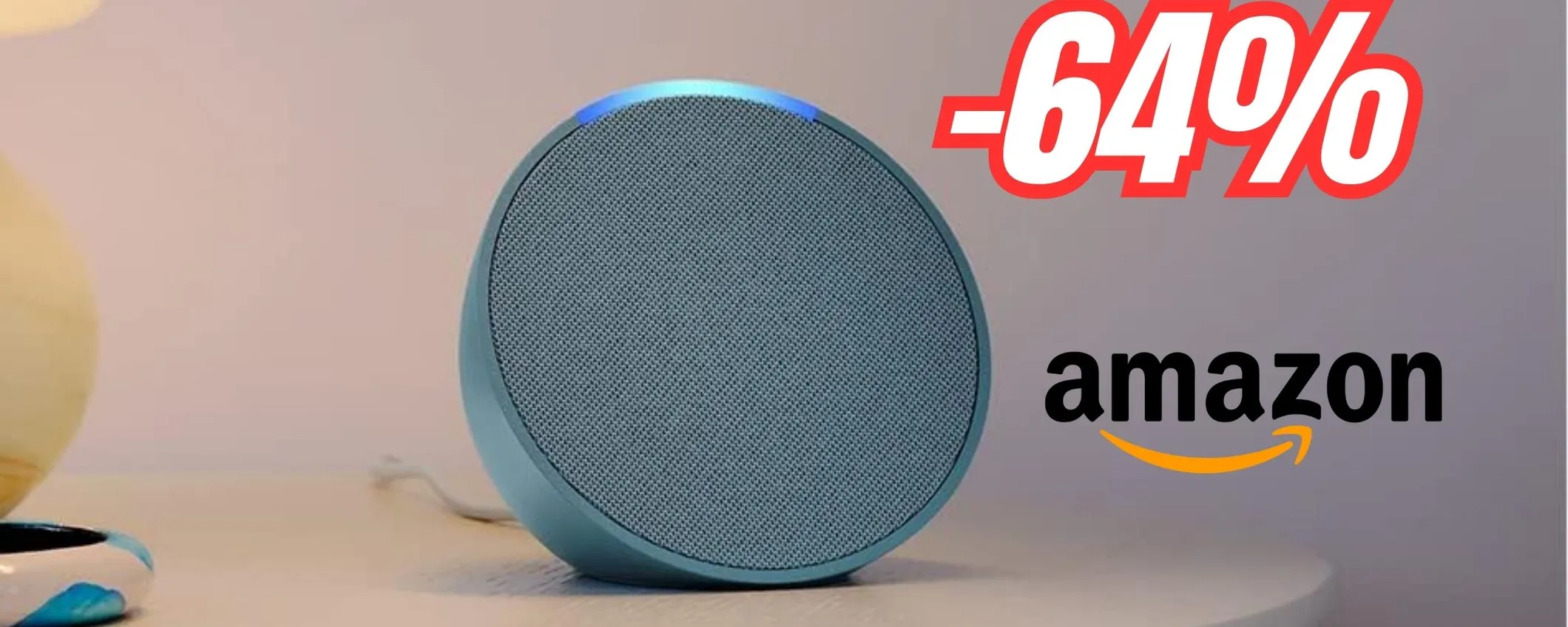 Echo Pop: l'ultimo modello è scontato del 64% su Amazon (19,99€)