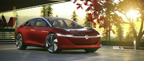 Volkswagen I.D. Vizzion, smart ed elettrica