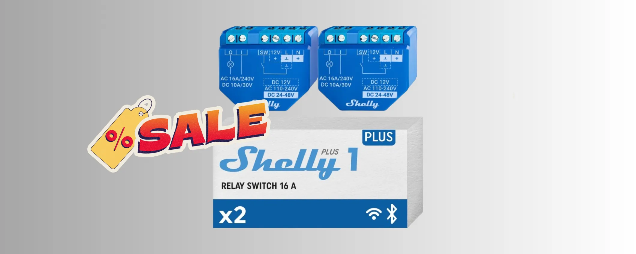 Rendi più SMART casa con due interruttori intelligenti Shelly Plus a mini prezzo