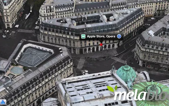 Flyover, Apple aggiorna la mappe 3D di Parigi