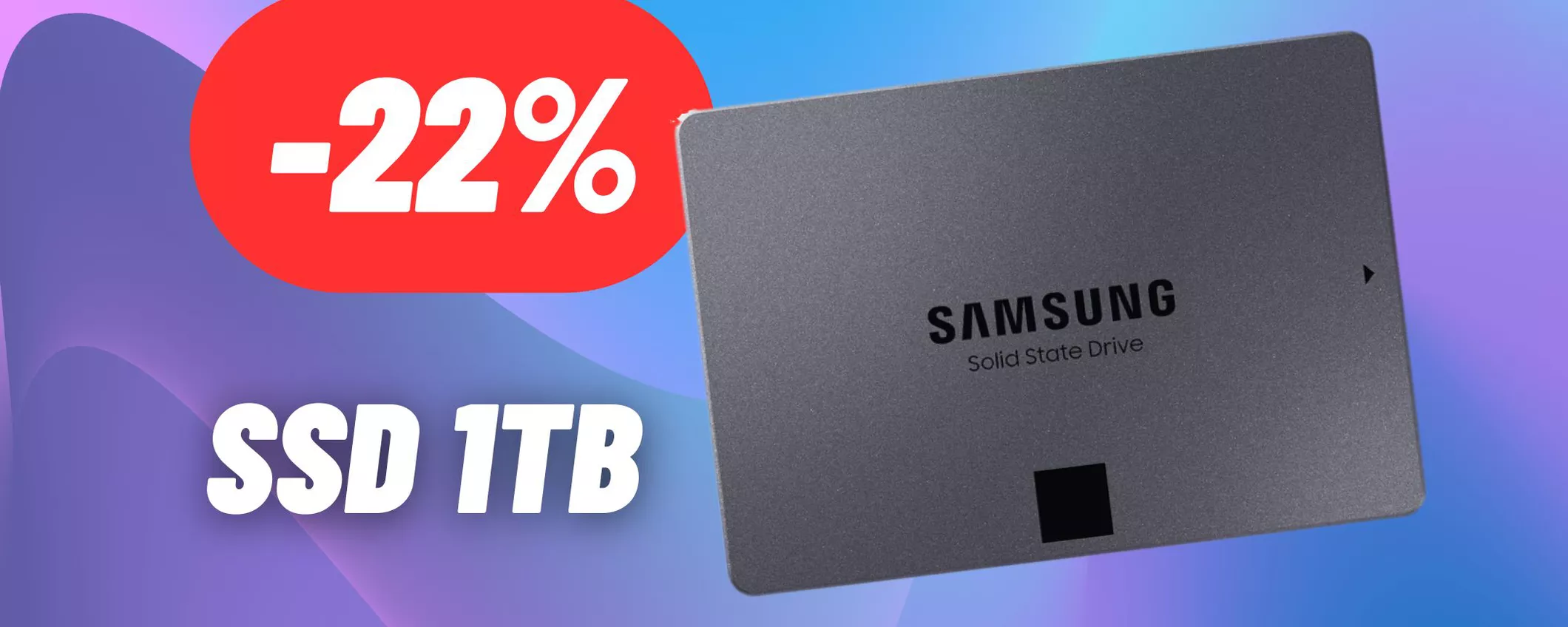 SSD Samsung da 1TB in promozione su Amazon: ampio storage a portata di mano ovunque