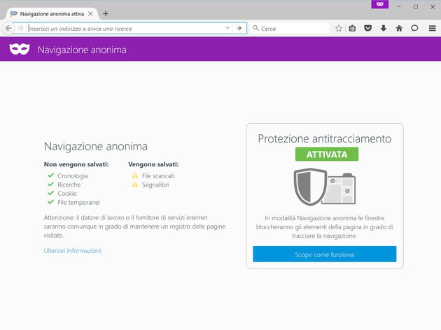 Firefox 42 - Tracking Protection