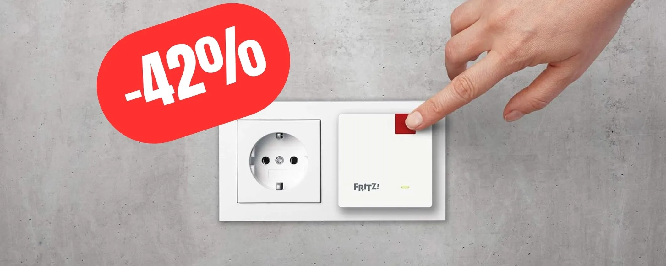 Ripetitore WiFi AVM Fritz!: mai più zone morte in casa (-42%)