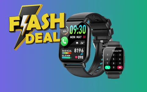 Sconto folle del 70% sullo Smartwatch unisex e multifunzionale: lo paghi meno di 30€