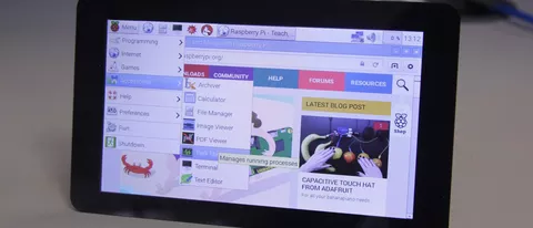 Raspberry Pi ha il suo touchscreen ufficiale