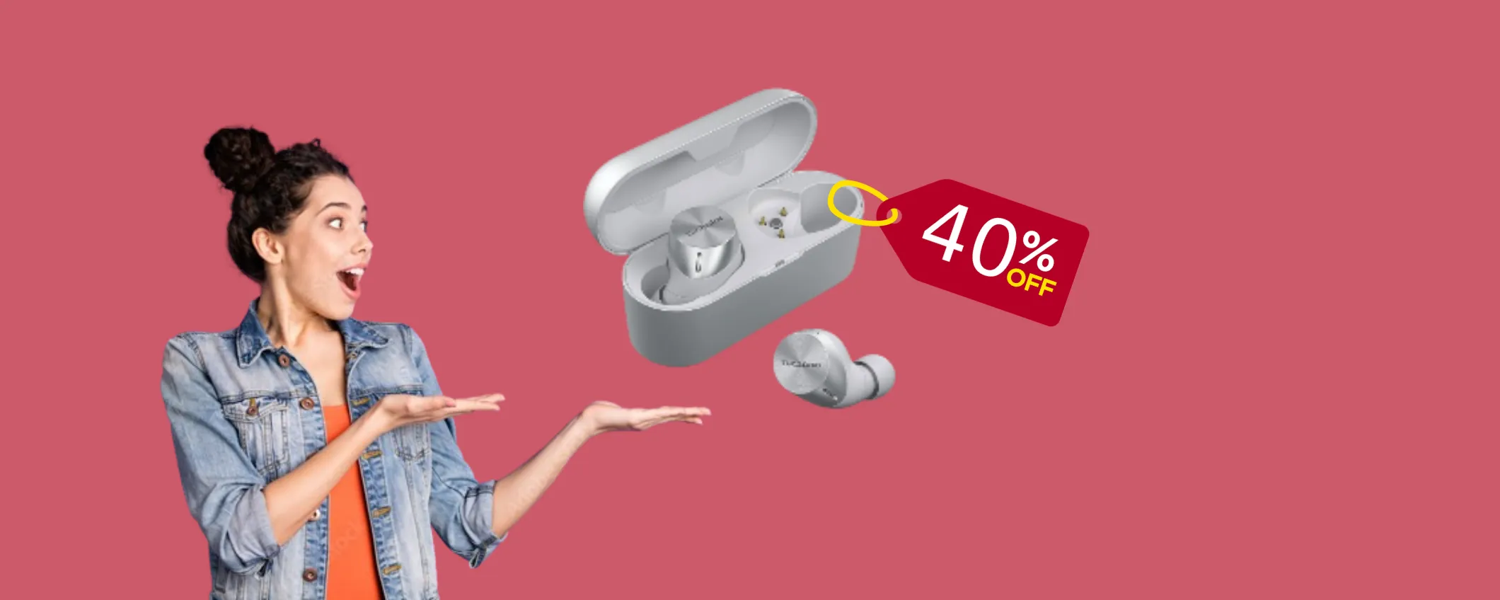 Cuffie wireless super innovative scontatissime al -40%: ultime a disposizione