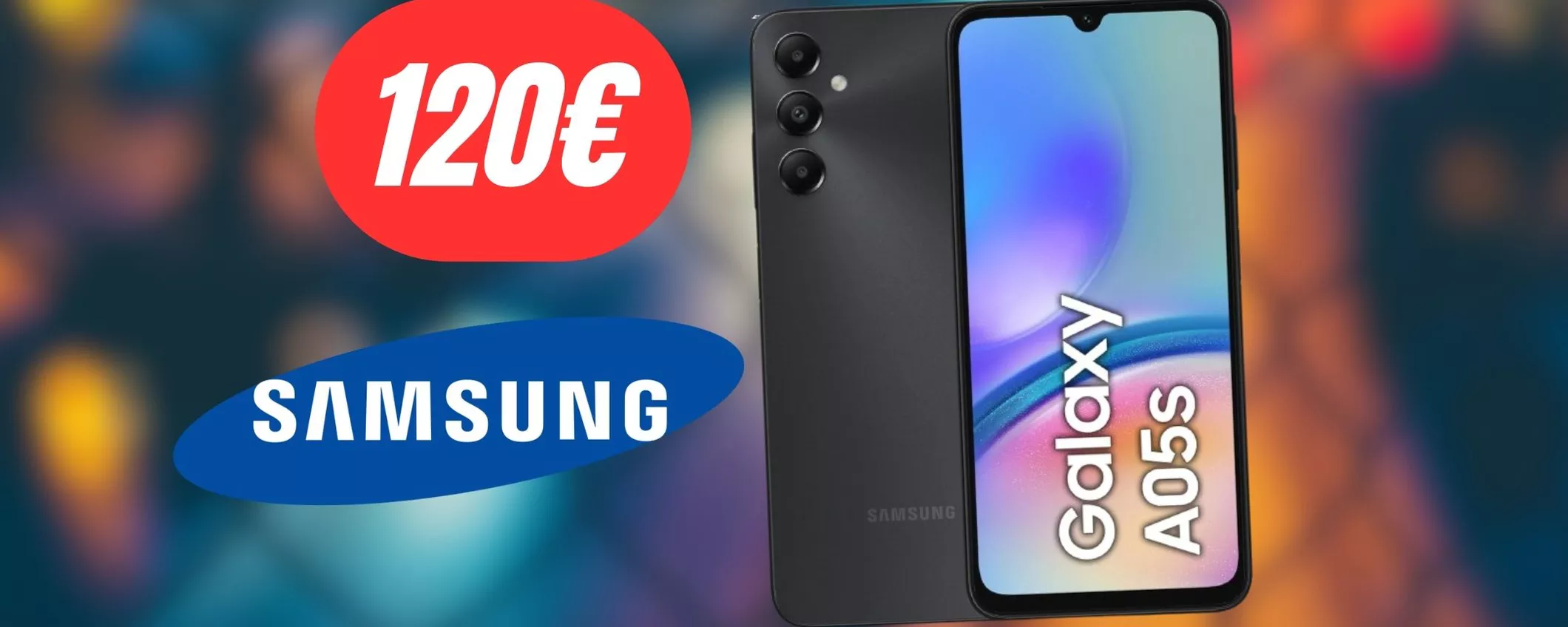 Samsung Galaxy A05s: display al top e batteria da 5000mAh a 120€