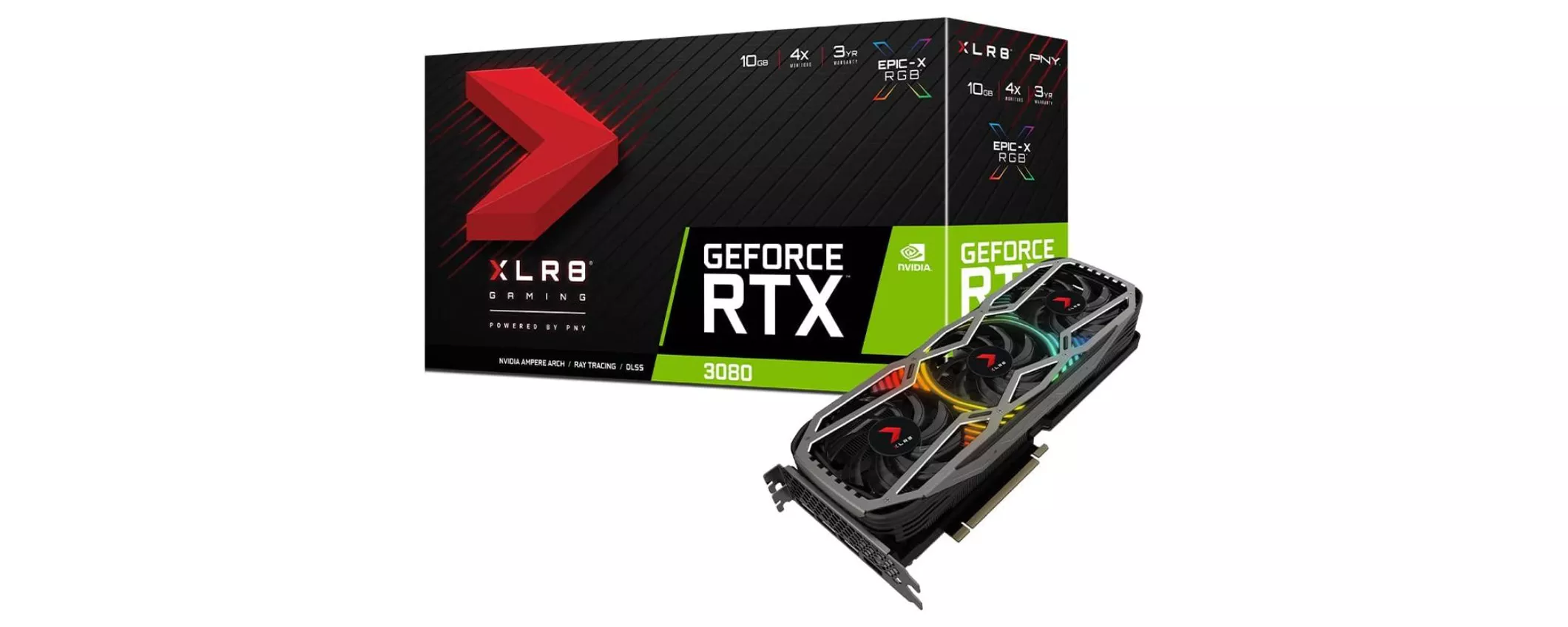 PNY Geforce RTX 3080 da 10 GB Epic-X RGB: 400 euro di sconto su Amazon