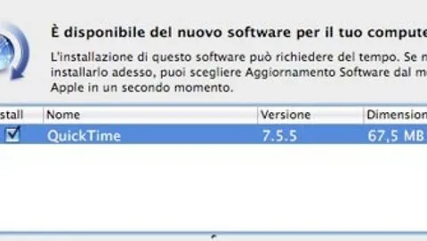 Disponibile QuickTime 7.5.5