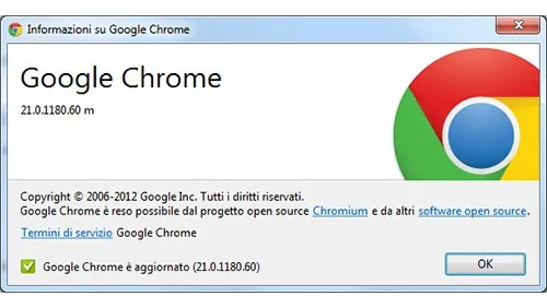 Chrome 21: webcam, microfono e Retina Display