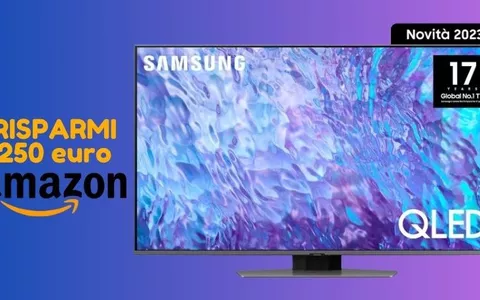 PREZZO ASSURDO: tv Samsung 55 pollici ti costa 250 euro IN MENO su Amazon!
