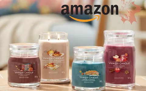 Yankee Candle: FUORITUTTO AMAZON sulle candele dalle mille fragranze