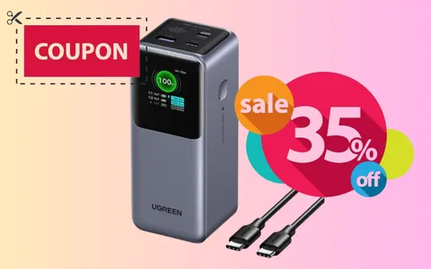 Power Bank 3-in-1 super potente in sottocosto: applica il coupon Amazon