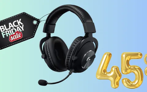 Follia Black Friday: le Cuffie da gaming Logitech le paghi quasi la metà (-45%)