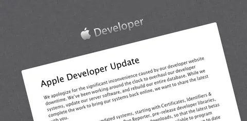 Apple avvisa i developer con un nuovo planning