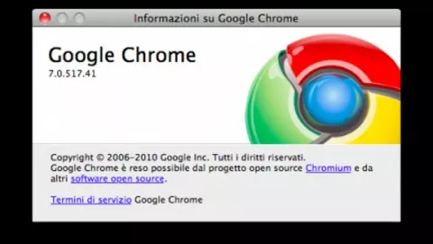 Google rilascia Chrome 7 per Mac
