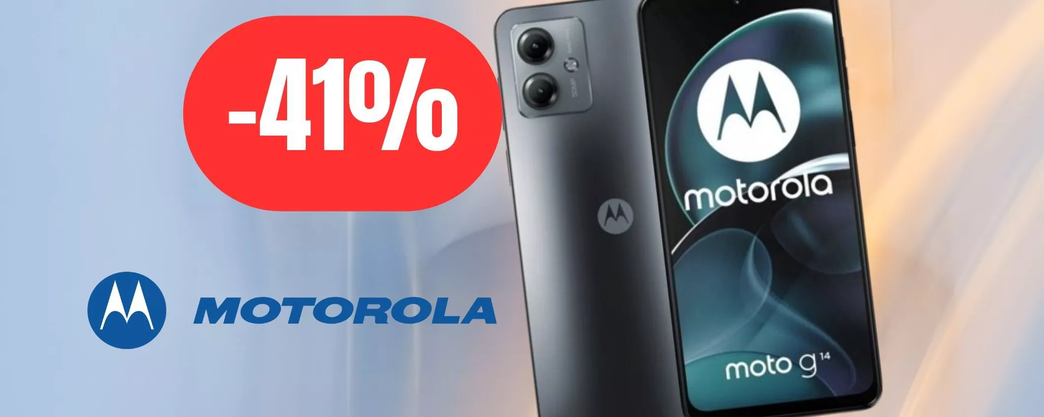 Motorola G14: un vero battery phone a prezzo shock con cover inclusa su Amazon