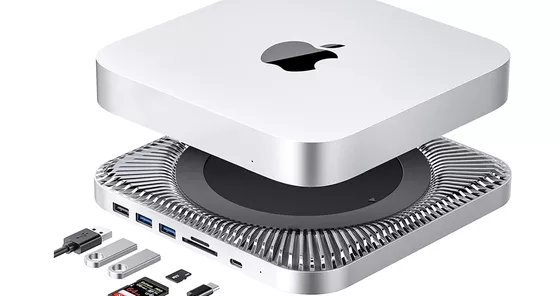 Hub per Mac Mini con alloggiamento HD, in sconto a 78€
