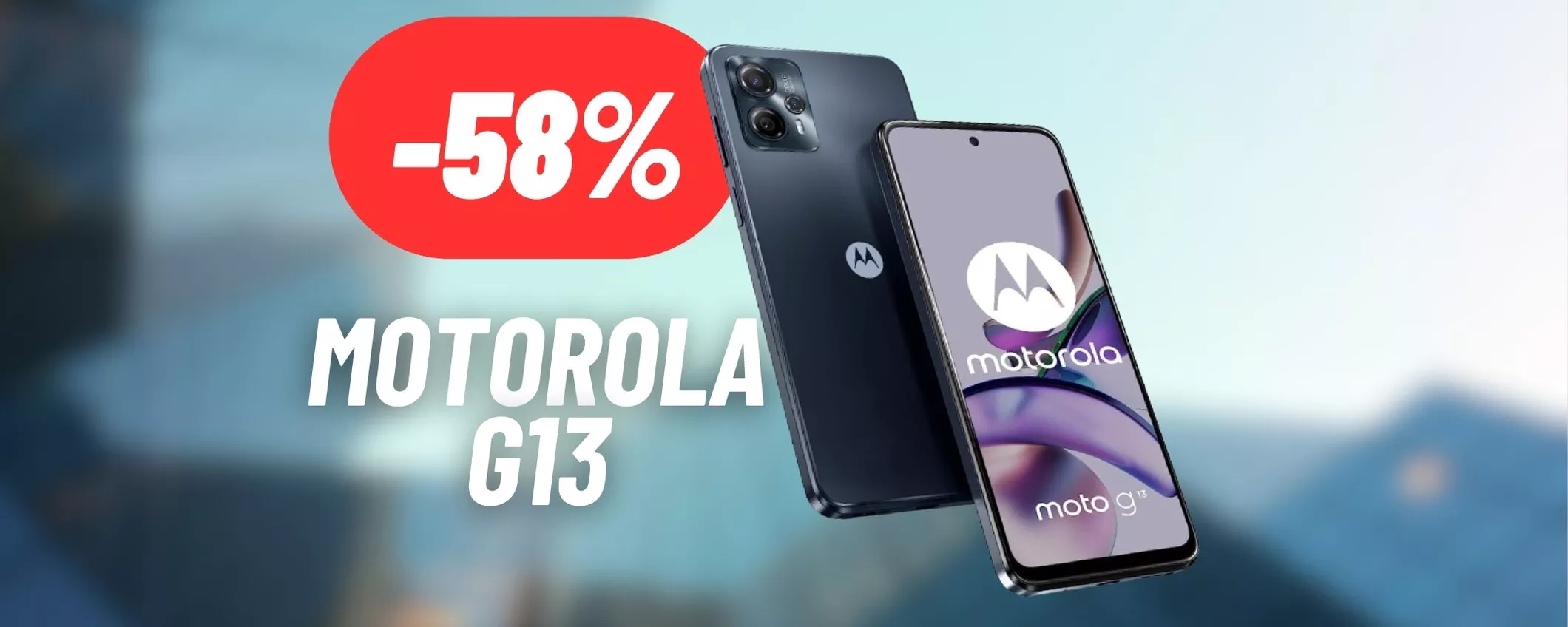 Motorola G13 ad un PREZZO RIDICOLO su Amazon: SCONTO OUTLET