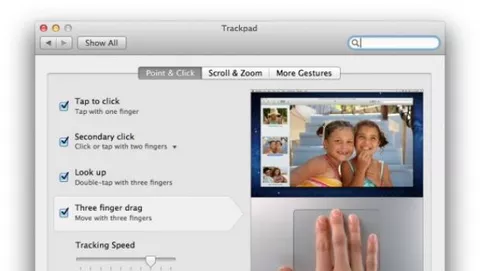 Mac Os X Lion: quello che potete fare con tre dita