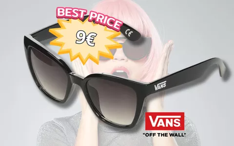 SOLO 9€ per gli occhiali da sole VANS da donna con il 50% di sconto attivo!