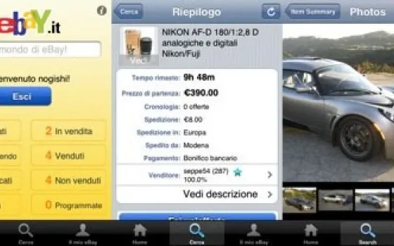 eBay Sempre: le aste in tasca