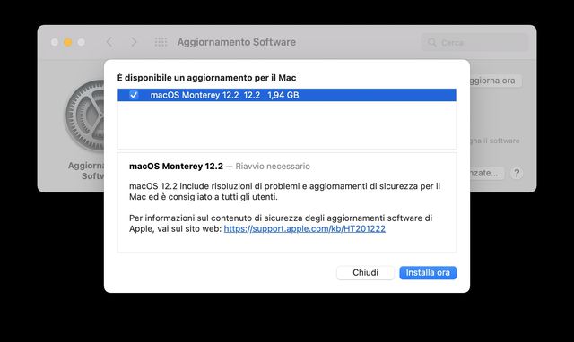 macOS Monterey 12.2 download