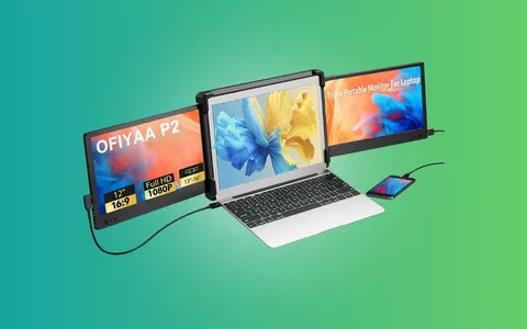 Triplo monitor portatile, il game changer del giorno ad un prezzo TOP