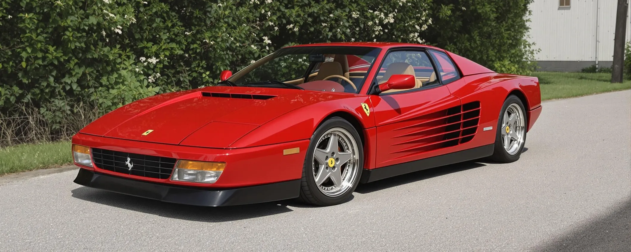 Ferrari Testarossa a sei ruote: la trasformazione estrema dal Texas