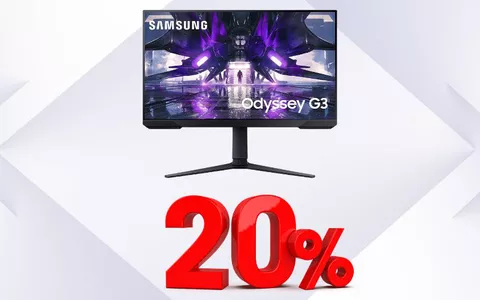 Monitor da gaming Samsung Odyssey G3 in SCONTO del 20% (159,90€)