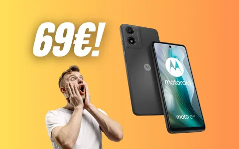 Su Amazon c'è uno smartphone Motorola (E14) che costa solo 69€