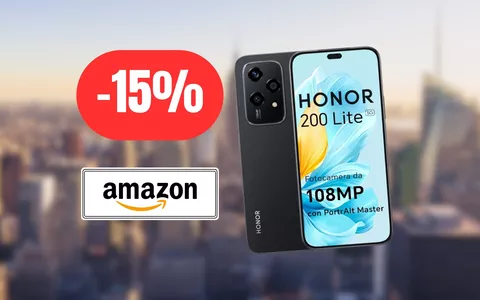 HONOR 200 LITE oggi è un best buy con lo sconto FULMINEO di Amazon