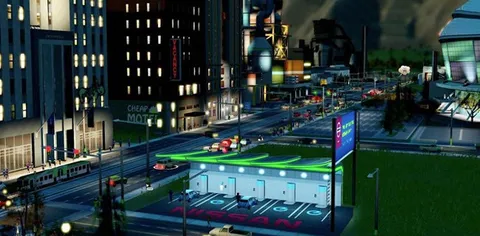 Nissan Leaf, tra le strade di SimCity
