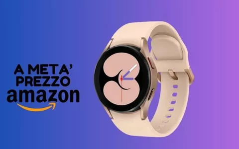 SUPER PROMO AMAZON: Samsung Galaxy Watch4 a META' PREZZO!