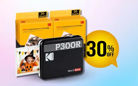 Stampante fotografica portatile KODAK: a questo prezzo è l'idea regalo PERFETTA!