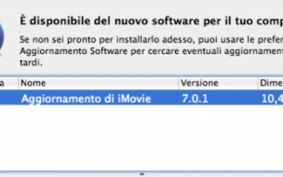 Rilasciato l'update 7.0.1 di iMovie
